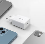 Baseus Speed Mini Smartphone Hvid Vekselstrøm Hurtig opladning Indendørs