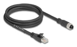DeLOCK 80590 netværkskabel Sort 2 m Cat5e S/FTP (S-STP)