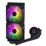 Cooler Master MasterLiquid 240L Core ARGB Processor Væskekølingssæt 12 cm Sort