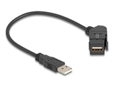 DeLOCK 67151 kabel kønsskifter USB-A Sort