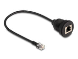 DeLOCK 87955 telefonkabel 0,3 m Sort