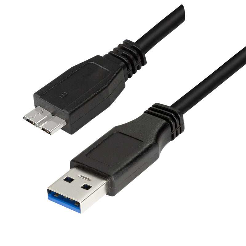 LogiLink CU0027 USB-kabel USB 3.2 Gen 1 (3.1 Gen 1) 2 m USB A Micro-USB B 5 Gbit/sek. 4,5 W Sort