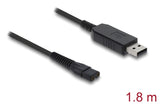 DeLOCK 90983 el-ledning Sort 1,8 m USB A 2-polet