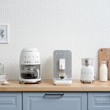 Smeg 50's Style Drypfilter kaffemaskine DCF02WHEU Hvid