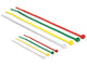 DeLOCK 18628 kabelsamler Nylon Grøn, Rød, Transparent, Gul 200 stk