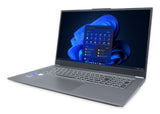 TERRA MOBILE 1717R Intel® Core™ i7 i7-1355U Laptop 43,9 cm (17.3") Fuld HD 16 GB DDR4-SDRAM 1 TB SSD Wi-Fi 6 (802.11ax) Windows 11 Pro Tysk Grå