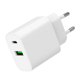 Gembird TA-UC-PDQC20-01-W oplader til mobil enhed Universel Hvid Vekselstrøm Hurtig opladning Indendørs