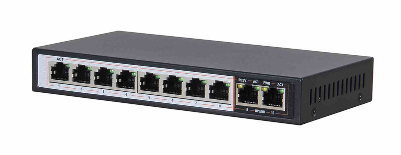 Extralink EX.14312 netværksswitch Ikke administreret L2 Gigabit Ethernet (10/100/1000) Strøm over Ethernet (PoE) Sort