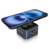 Wozinsky 12w1 ladowanie bezprzewodowe aluminiowy kabel 15 cm Ledningsført USB 3.2 Gen 2 (3.1 Gen 2) Type-C Grå