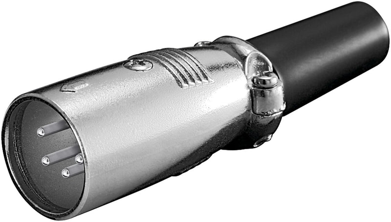 Goobay 11776 kabelsamler XLR (4-pin) Sort, Metallic