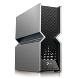 TP-Link Archer BE800 trådløs router Multi-Gigabit Ethernet Tri-band (2,4 GHz/5 GHz/6 GHz) Sort, Rustfrit stål