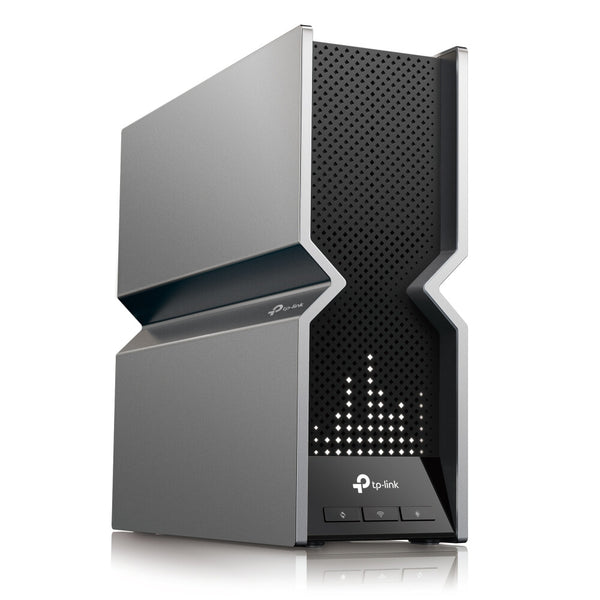 TP-Link Archer BE800 trådløs router Multi-Gigabit Ethernet Tri-band (2,4 GHz/5 GHz/6 GHz) Sort, Rustfrit stål