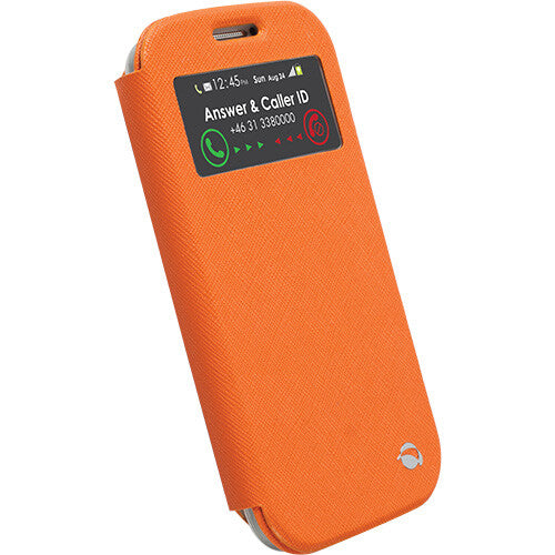 Krusell MALMö mobiltelefon etui 12,7 cm (5") Folie Orange