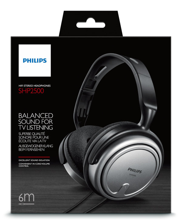 Philips Indendørs TV-hovedtelefoner med ledning SHP2500/10