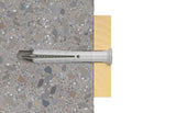 Fischer 48788 skrueanker og vægudtag 100 stk Udvidelsesanker 40 mm