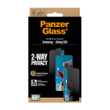 PanzerGlass ® 2-Way Privacy Skærmbeskyttelse Samsung Galaxy S26 | Ultra-Wide Fit m. EasyAligner