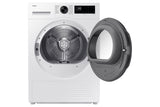 Samsung DV90DG52A0AELE tørretumbler Fritstående Front-læsning 9 kg Hvid