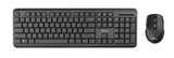 Trust TKM-350 tastatur Mus inkluderet Kontor RF trådløst QWERTZ Tysk Sort
