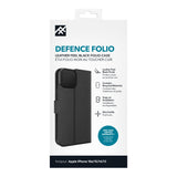 IFROGZ Defence Folio iPhone 17e/16e/15/14/13 Black