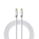 Nedis CSBW40015WT20 koaxial kabel Hvid