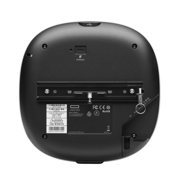 HPE Aruba Networking AP-515 (RW) Dual Radio 4x4/2x2 802.11ax Internal Antennas Unified Campus AP 5375 Mbit/s Hvid Strøm over Ethernet (PoE)