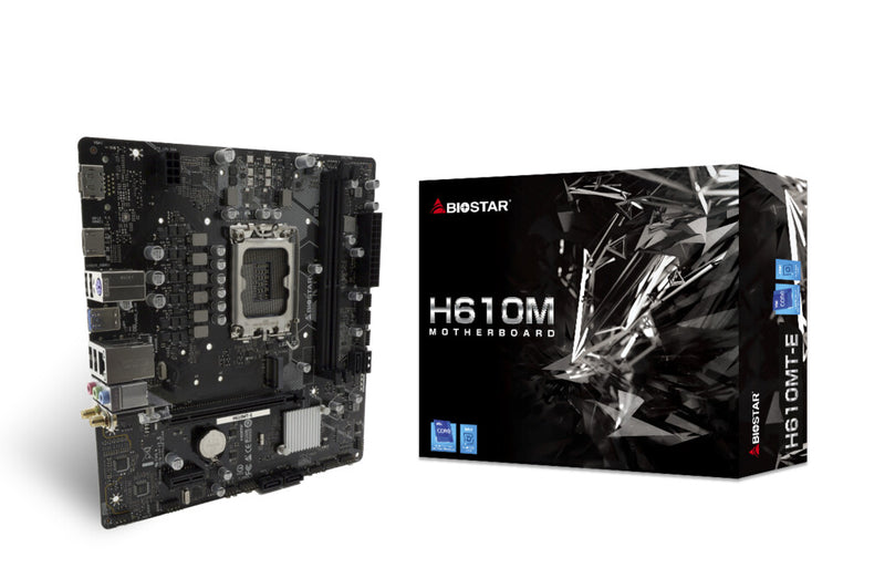 Biostar H610MT-E bundkort Intel H610 LGA 1700 micro ATX