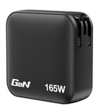 Verbatim Mini GaN Charger 165W Universel Sort Vekselstrøm Hurtig opladning Indendørs