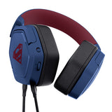 Trust GXT492SM Carus Headset Ledningsført Spil Blå, Rød