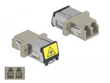 DeLOCK 86899 fiber adapter LC/LC 1 stk Beige