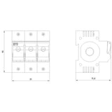 Siemens 5SG7133 kredsløbsafbryder 3P
