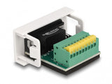 DeLOCK 81408 stikkontakt Hvid