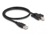 DeLOCK 87197 USB-kabel USB 2.0 0,5 m USB A USB B 0,48 Gbit/sek. Sort