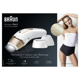 Braun Silk-expert Pro Silk·expert Pro 5 PL5267 Intenst pulserende lys (IPL) Guld, Hvid