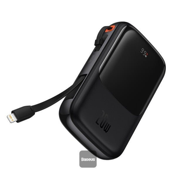 Baseus PPQD060001 powerbank 10000 mAh Sort