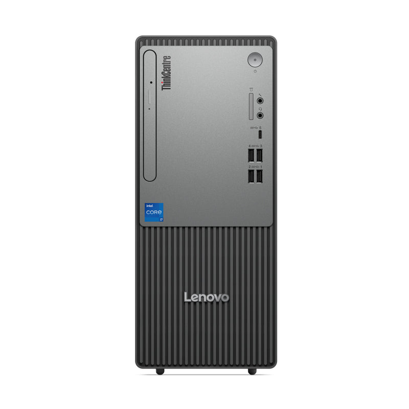 Lenovo ThinkCentre neo 50t Gen 5 Intel® Core™ i7 i7-14700 16 GB DDR5-SDRAM 512 GB SSD Windows 11 Pro Tower PC Sort, Grå