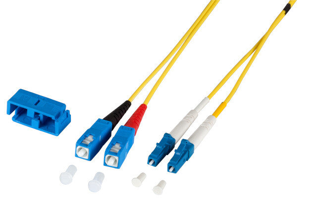 EFB Elektronik O0360.0,5 InfiniBand og fiberoptisk kabel 0,5 m LC SC Gul