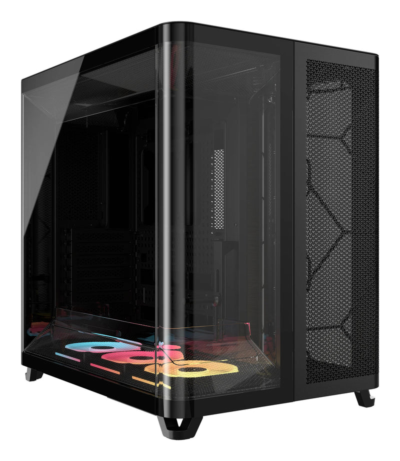 Corsair AIR 5400 LX-R RGB iCUE LINK Midi Tower Sort