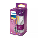 Philips Filament pære, klar 60 W A60 E27