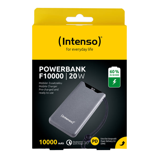 Intenso 7332034 powerbank Lithium polymer (LiPo) 10000 mAh Grå