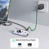 UNITEK H1337AGY01 interface hub USB 3.2 Gen 1 (3.1 Gen 1) Type-C 5000 Mbit/s Grå