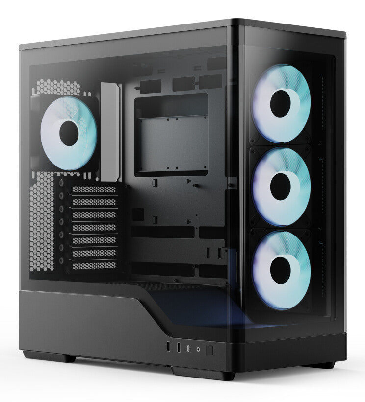 Aerocool P500A-BK Midi Tower Sort
