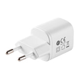 Deltaco USB-C PD vægoplader med 1 m aftageligt USB-C til lightning kabel, hvid