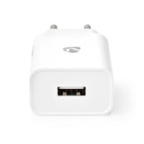 Nedis WCHAU242AWT oplader til mobil enhed Universel Hvid Vekselstrøm Indendørs
