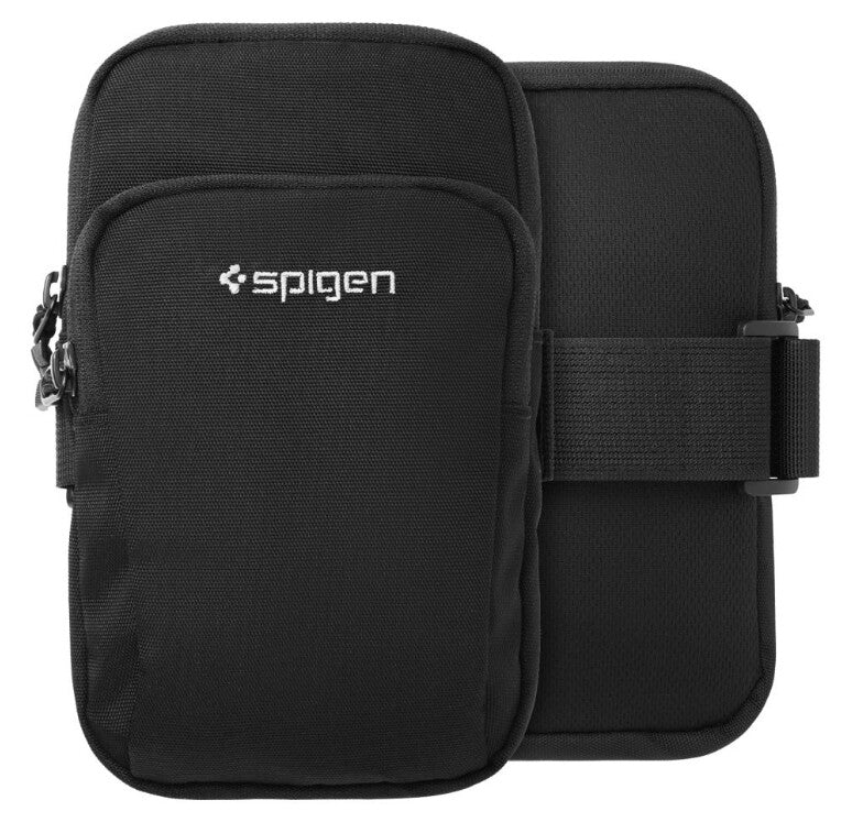 Spigen AMP04617 mobiltelefon etui 17,5 cm (6.9") Armbåndetui Sort