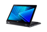Acer TravelMate Spin B3 TMB312RN-31-TCO-C0GF Intel® N N150 Hybrid (2-i-1) 31 cm (12.2") Berøringsskærm WUXGA 8 GB LPDDR5x-SDRAM 256 GB SSD Wi-Fi 6E (802.11ax) Windows 11 Pro Sort