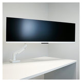 LC-Power LC-EQ-A49W skærmbeslag og -stativer 124,5 cm (49") Skrivebord Hvid