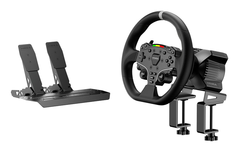 Moza Racing RS074 spil-controller Sort Bluetooth/USB Rat + Pedaler Digital PC