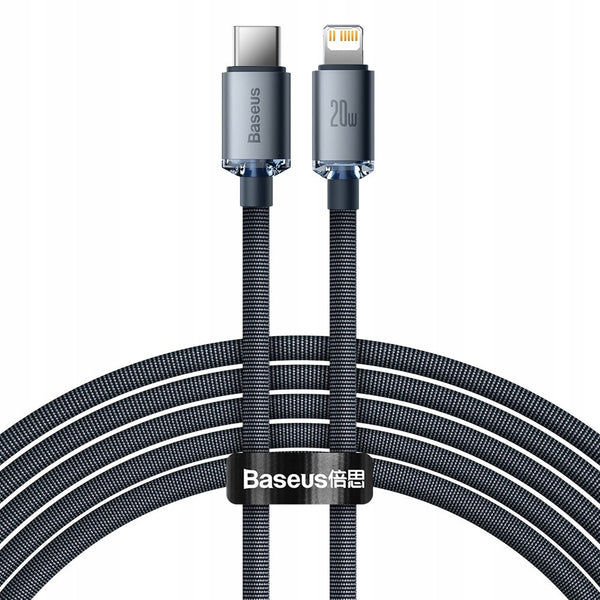 Baseus CAJY000301 kabel til mobiltelefon Grå 2 m USB C Lightning