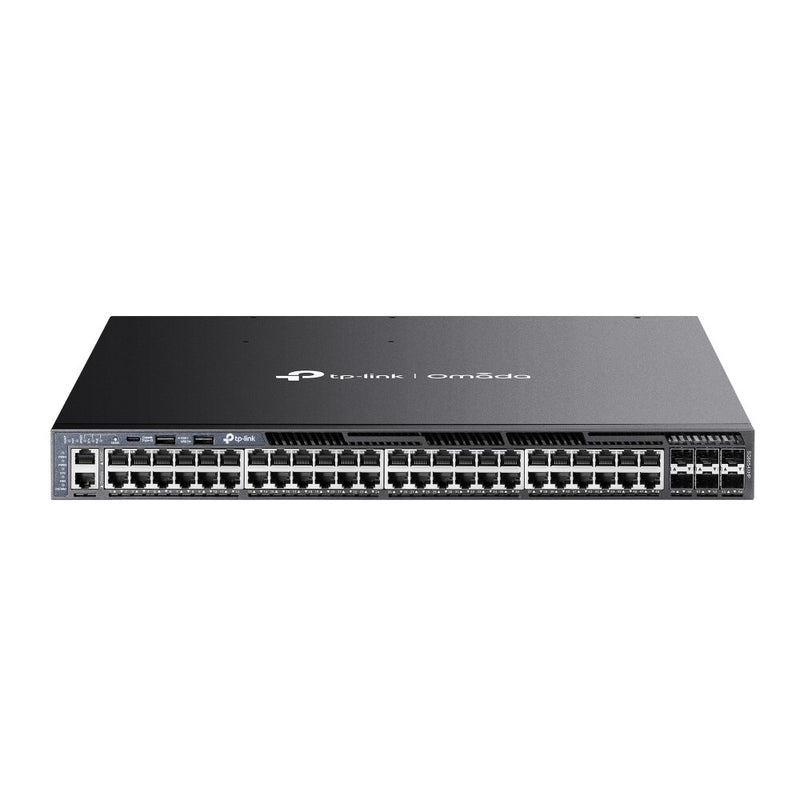 TP-Link Omada SG6654XHP netværksswitch Administreret L3 Gigabit Ethernet (10/100/1000) Strøm over Ethernet (PoE) 1U Sort