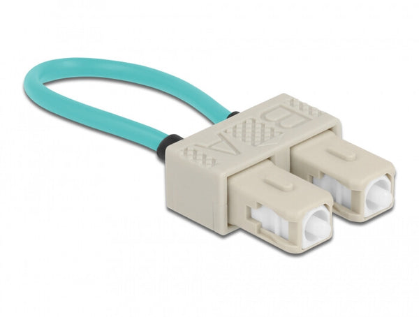 DeLOCK 86923 InfiniBand og fiberoptisk kabel 0,065 m SC OFC Beige